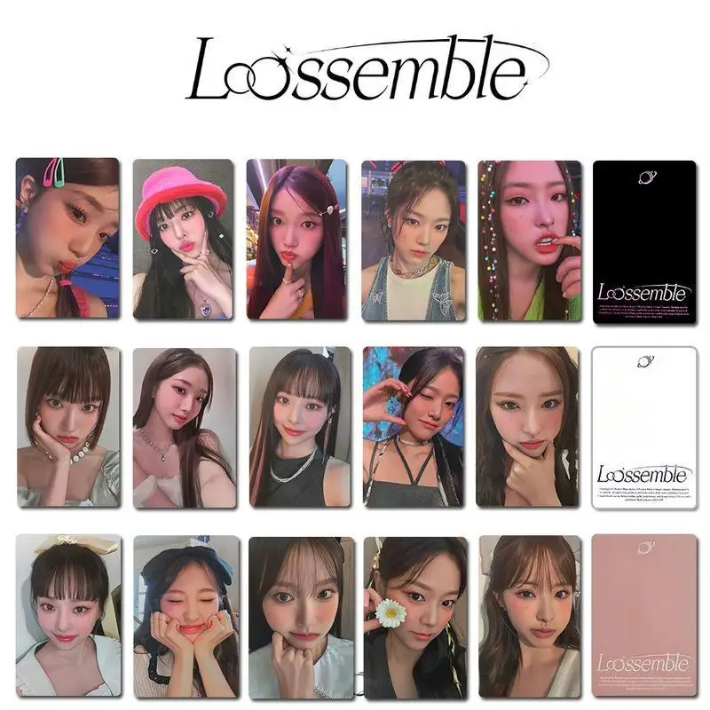 KPOP Loossemble Selfie Photo Card Hyunjin ViVi LOMO Card Yeojin Go Won Special Photocard Hyeju Yeojin Fans Collection Gifts