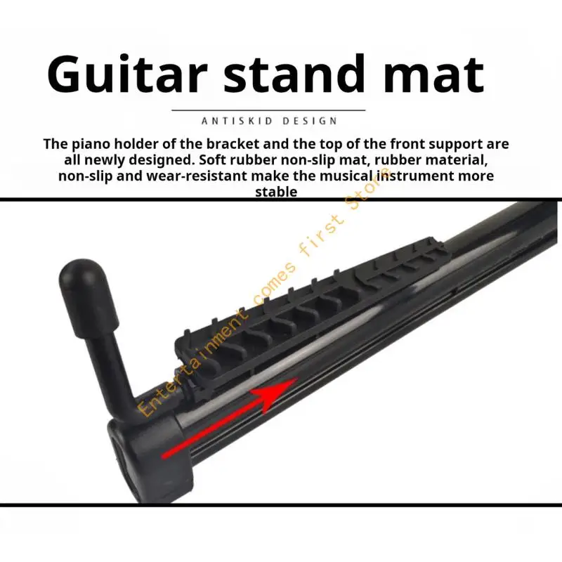 Adjustable Floor Guitar Holder Portable Musical Instrument Stand Enduring 55KD