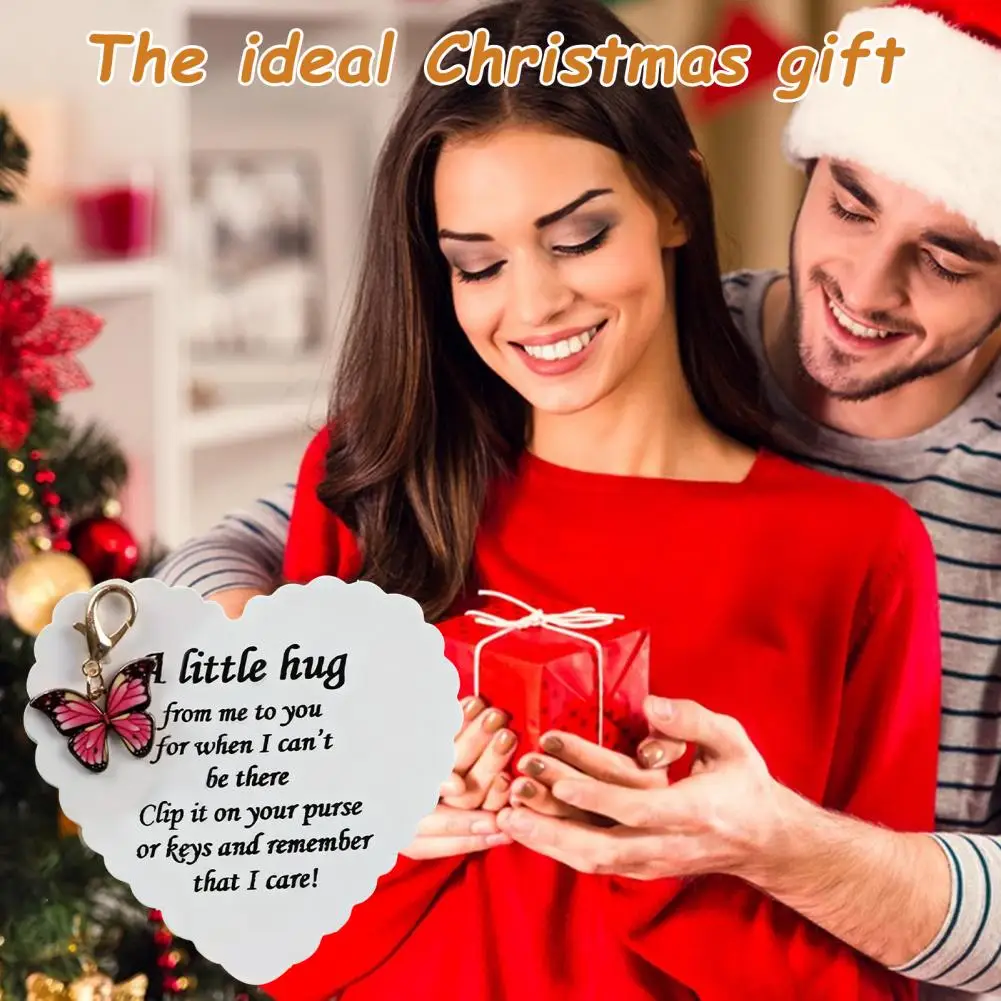 Boho papillon porte-clés mignon été Animal porte-clés anneau sac à main sac à dos charme écouteurs housse accessoires femmes cadeau