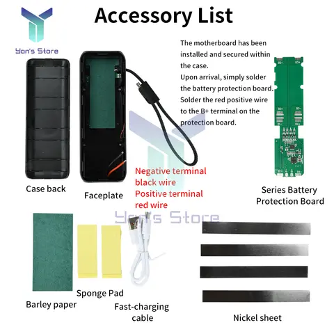 Kit Power Bank fai-da-te PD 100W ricarica rapida con display digitale custodia per batteria 21700 custodia per caricabatterie portatile vendita calda