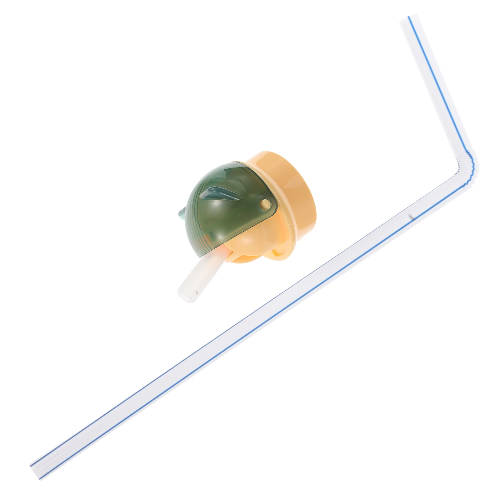 

Anti-spill Straw Lid for Kids Water Bottle Light Green Portable Travel Baby Feeding Cup Straw Cover Bottles Adapter