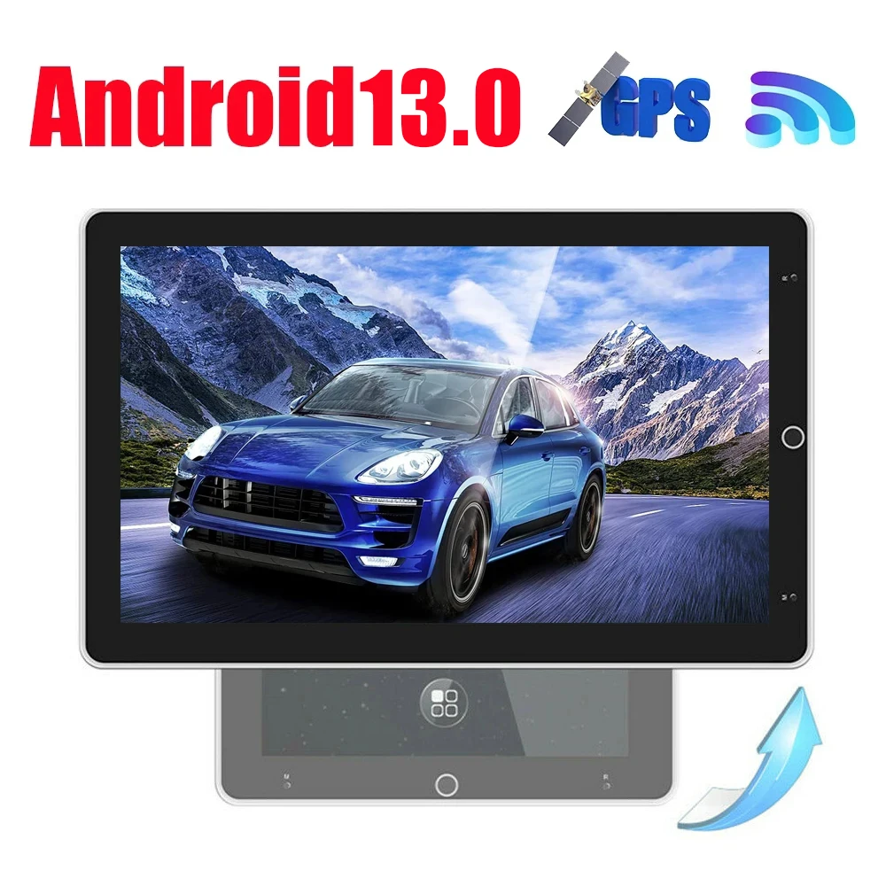 

10 inch Car Stereo Radio MP5 Player Head Unit Mirror link Android 13.0 1080P Rotatable Vertical Screen Multimedia Player 2G+32G