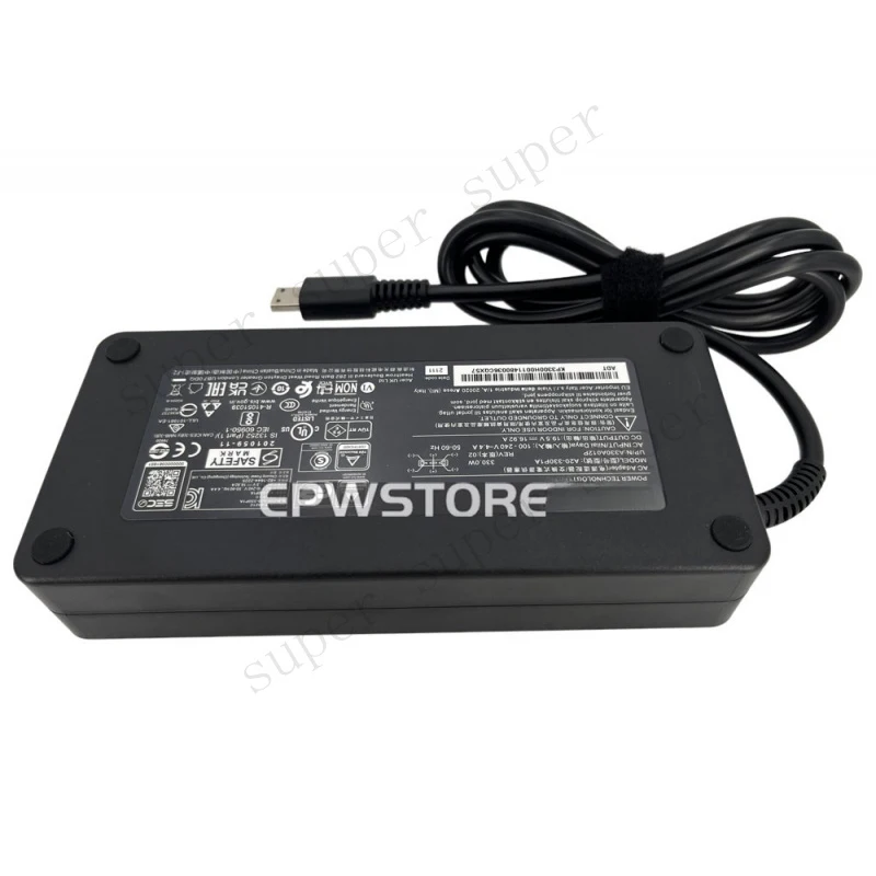 S+   Chicony 19.5V 16.92A 330W AC Adapter Charger For MSI Titan GT77 HX 13VI USB TIP