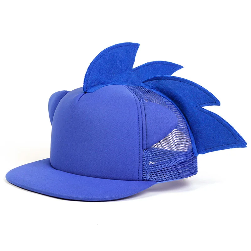 Cartoon Action Sonic Peripheral items Adjustable Sonic Mouse Sonic Kid Sun Hat Summer Baseball Cap