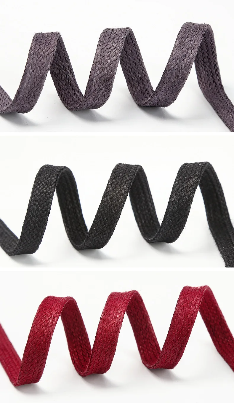 Neue flache, gewachste Baumwoll-Schnürsenkel, unisex, für Stiefel, Freizeitschuhe, Sneaker, Lederschnürsenkel, wasserdicht, für Schuhe und Stiefel – Detail 8