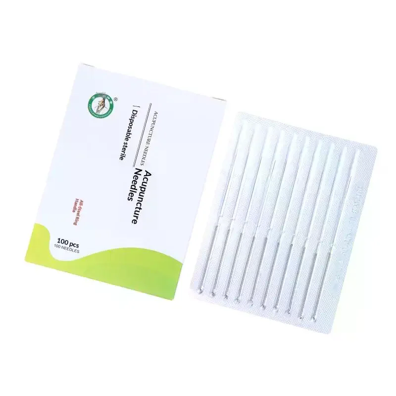100pcs Acupuncture Needle Chinese Medicine Meridian Acupoint Relax Sterile Non-Silver Needle Beauty Filiform Needle