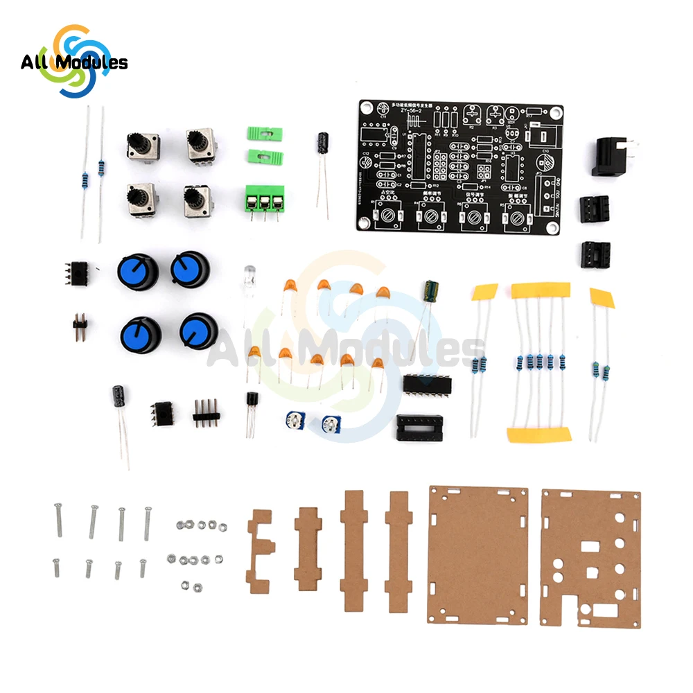 ICL8038 Monolithic Function Signal Generator Module DIY Kit Sine Square Triangle DIY Practice Kit