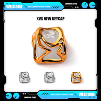 NEW XVX Personalized Creative Keycaps Matte Finish Translucent Metallic Texture Custom Key Caps Mechanical Keyboards Accessories