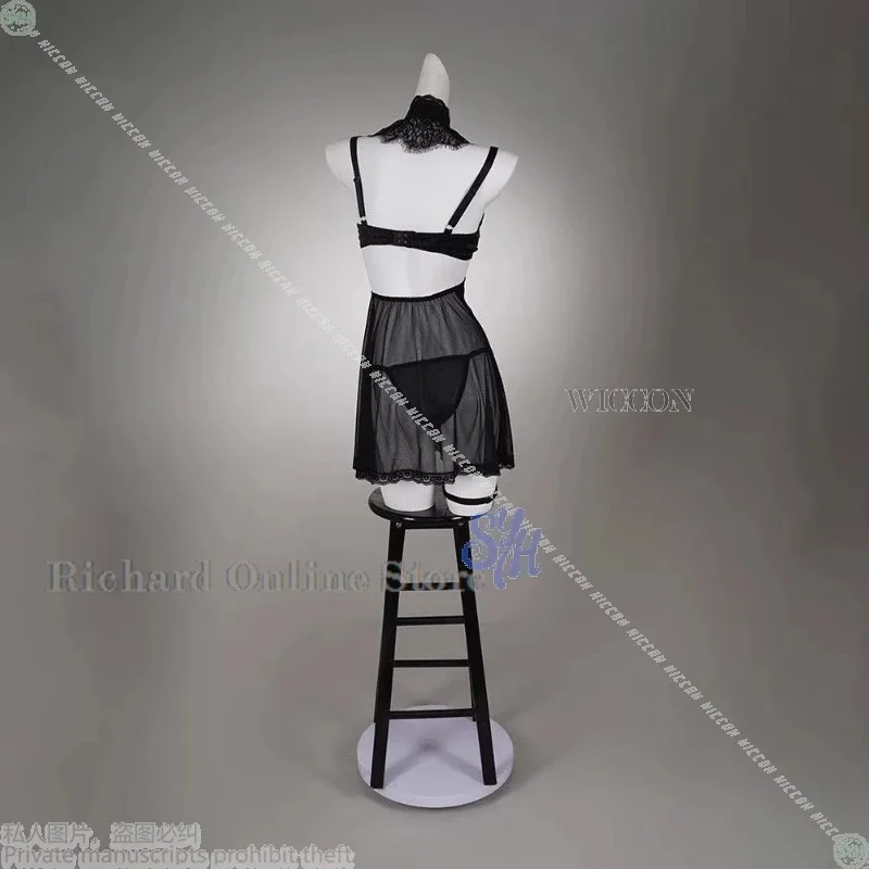 CyAnime Virtual AI Girlfriend Cosplay Ani Grok Ai ملابس داخلية مثيرة شبكية شفافة ورغبة نقية انظر فستان النوم لوليتا الهالوين كوس