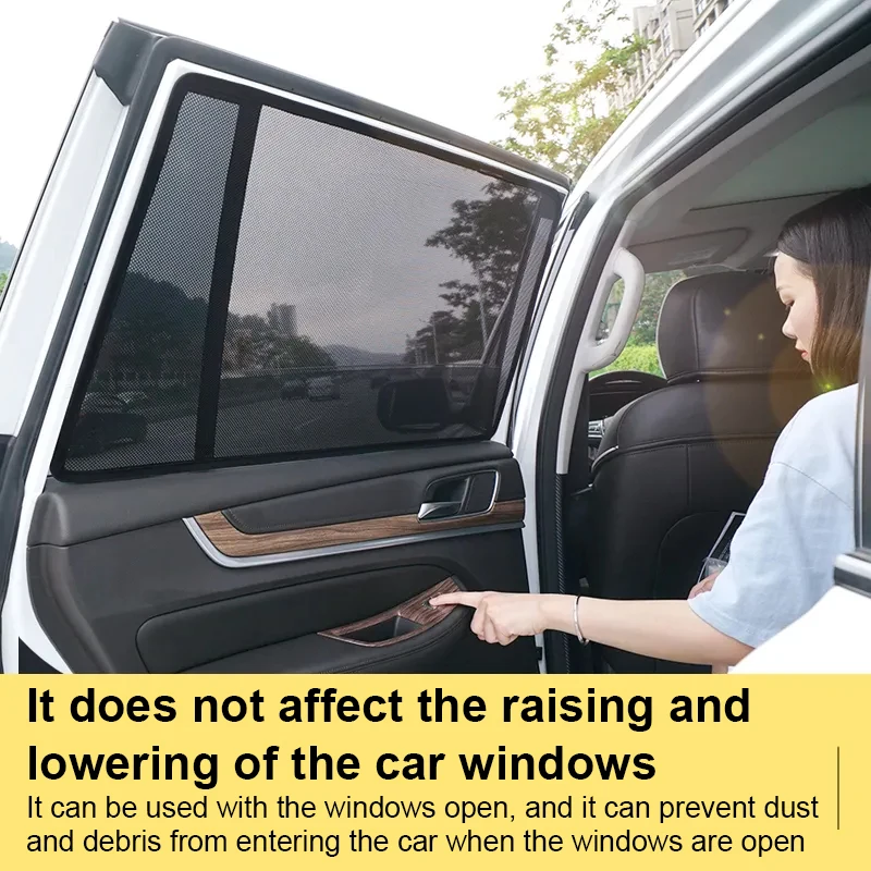 

Car Window Sunshade For Jeep Renegade Accessories 2016 2017 2015-2023 Visor Mesh Blocks UV Rays Windshield Frame Curtain Auto