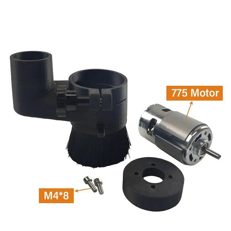 2X CNC Engraving Machine Accessories Spindle Brush Dust-Proof Brush 65Mm Vacuum Cleaner Spindle