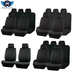 AUTOKING 4pcs/9pcs  Universal Polyester Car Seat Cover Set Car Accessories Interior Fit For Most Car, Truck, SUV, or Van