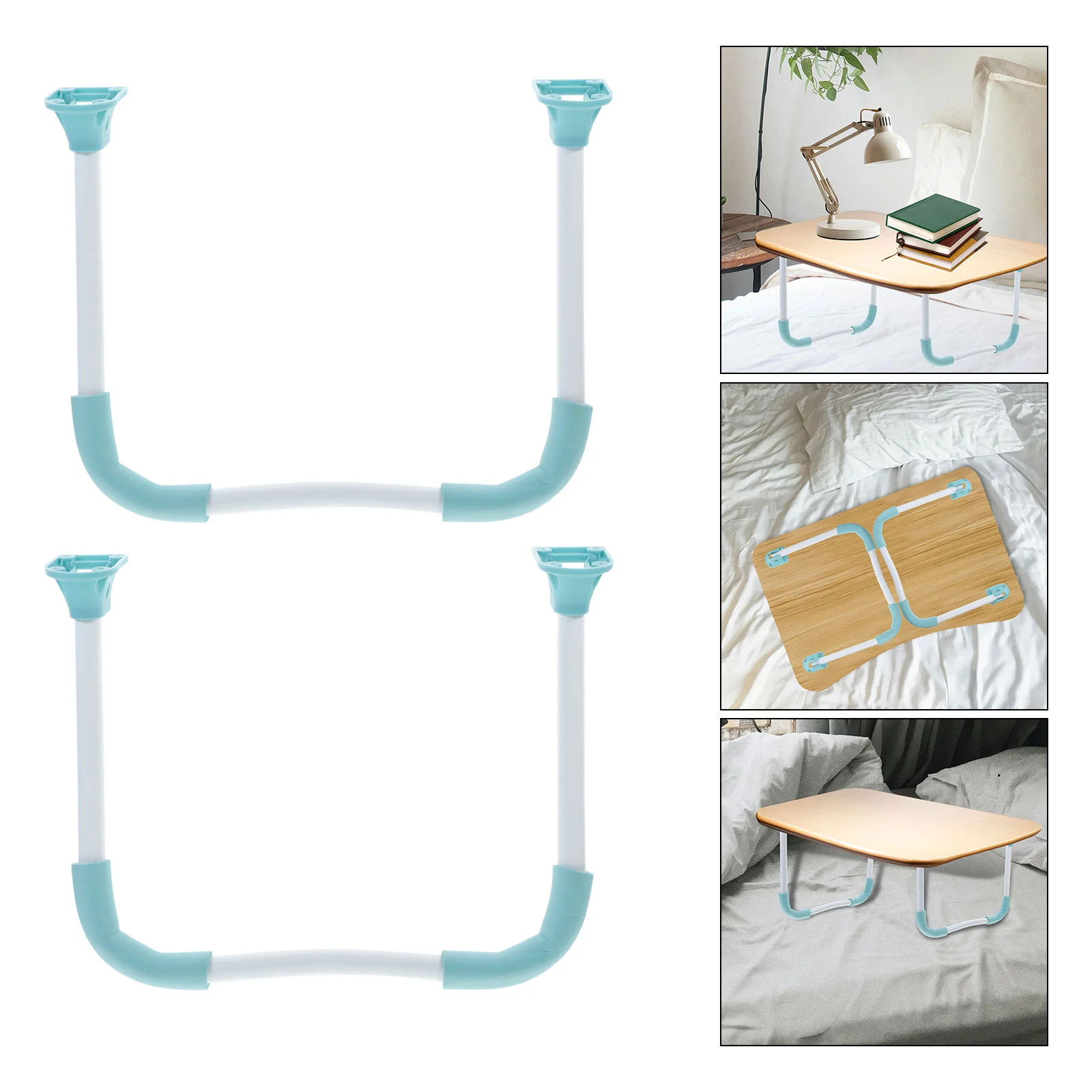 

Bed Desk Folding Furniture Legs Shape End Table Foldable for Bracket Black Stand Drop Leaf DIY