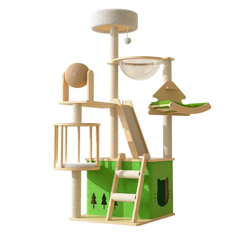 

Accessories Scratchers Tree Tower Habitats Stuff Bed Scratchers Toys Climbing Interactive Accessoires Chat Pet Products