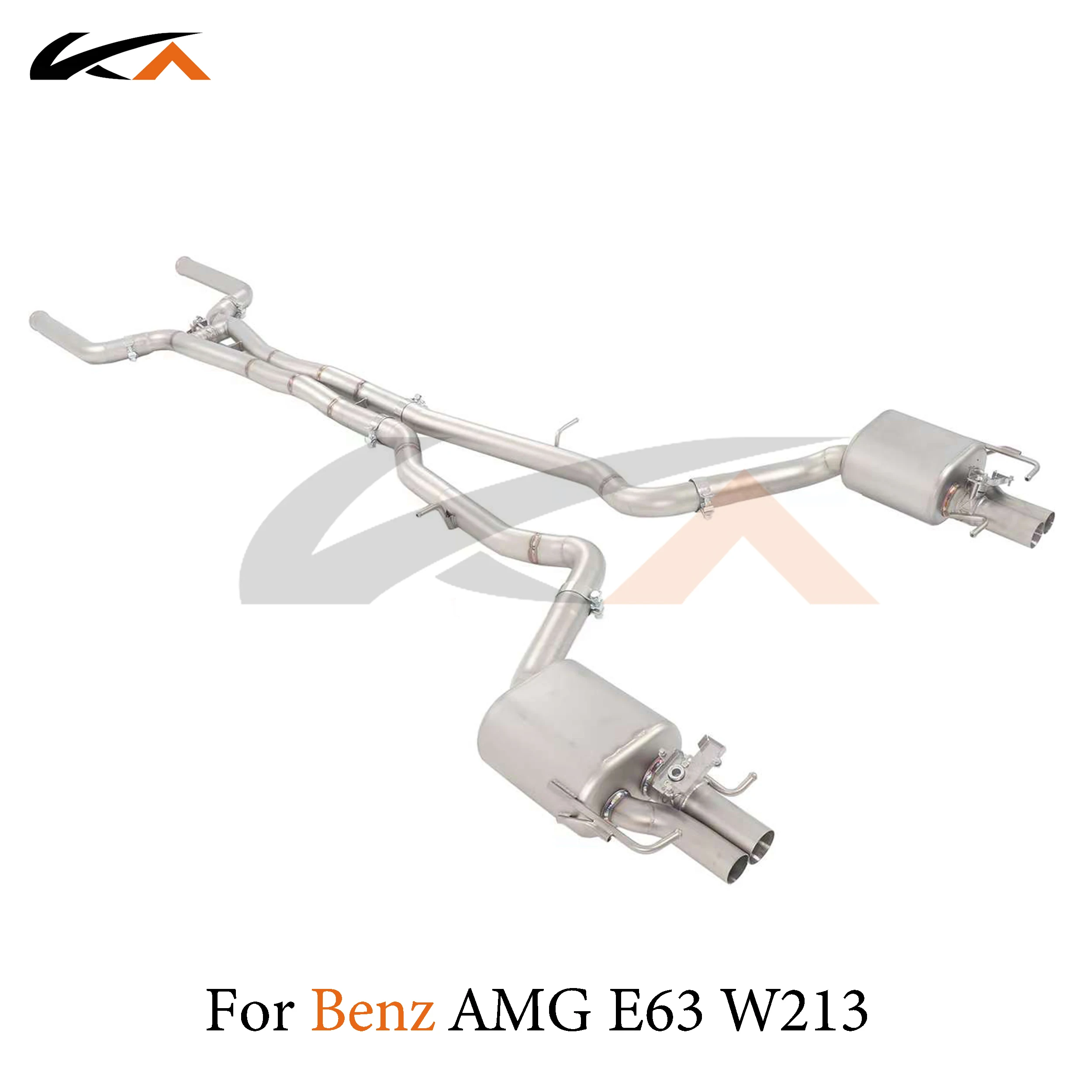 

KA Tuning exhaust system parts stainless catback for Mercedes-Benz AMG E63 W213 4.0T rear section performance muffler valve