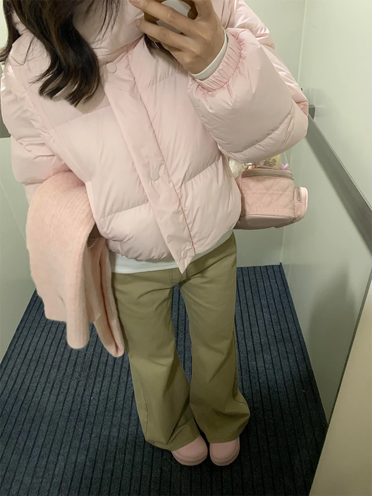 

Американские джинсы с широкими штанинами на подкладке, женские джинсовые брюки прямого кроя с высокой талией, осень-зима, Новое поступление