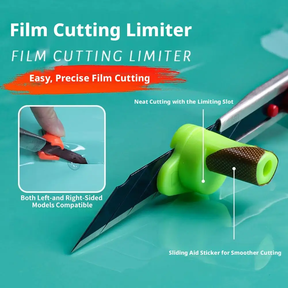 Picture 4: Car Tool Film Cutting Limiter with Edge Guide Precision Utility Knife for Vinyl Wrap Auto Tint Film Aid