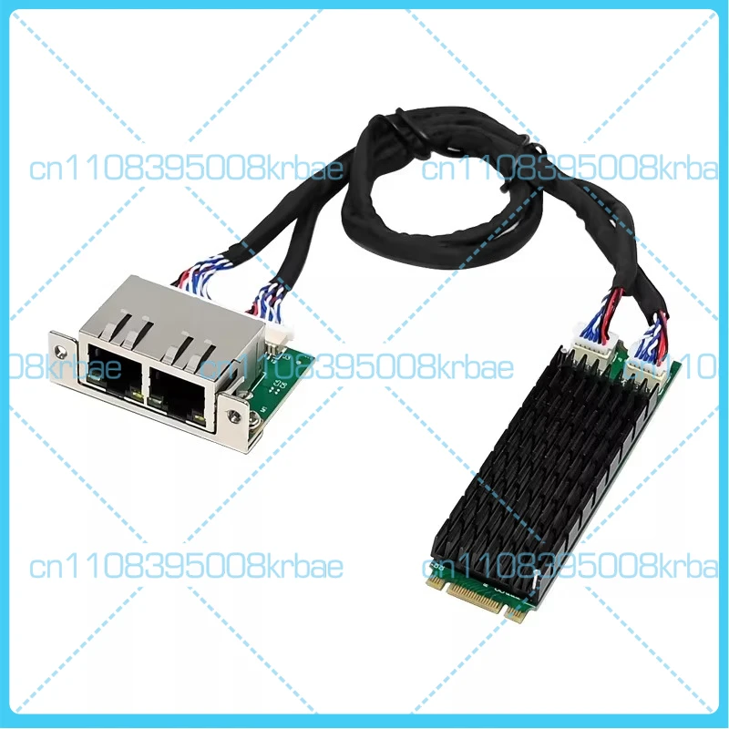 

For M.2 B+M KEY i210AT Dual Gigabit wired network card dual electrical port server industrial control network card