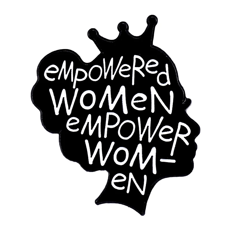 Girl Power Emaille-Anstecknadeln „She Believed She Could So She Did“, Broschen, Tasche, Kleidung, Anstecknadeln, feministischer Schmuck, Geschenk für Freunde – Detail 5
