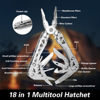 18-in-1 Multitools Pliers Stainless Knife Screwdriver for Outdoor Tactical Multifunctional EDC Tool Survival Camping Hunting