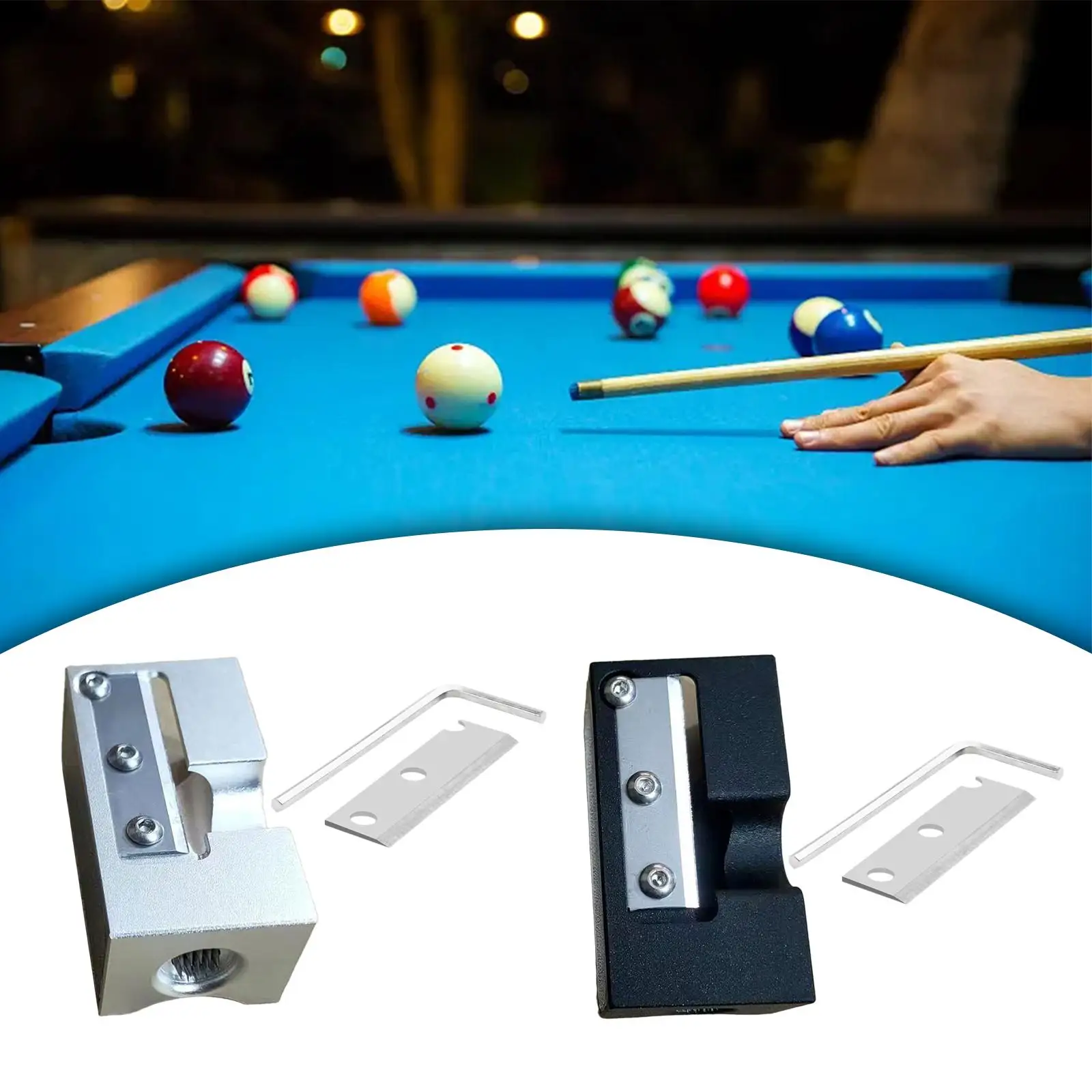 

Портативный набор для ремонта наконечников бильярдных киев 8 в 1: инструмент для формирования, шлифовки и полировки наконечников, аксессуары для обслуживания бильярдных киев