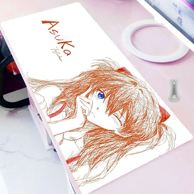 Mouse Mats kawaii Anime Desk Mat XXL Large Gaming Accessories Natural Rubber Mouse Pad Hand drawn