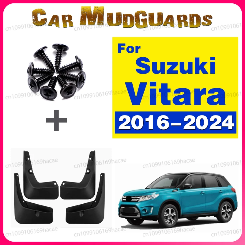 For Suzuki Vitara / Edcudo 2015 2016 2017 2018 2019 2020 2021 2022 2023 2024 Fender Mudguard Mud Flaps Guard Splash Flap