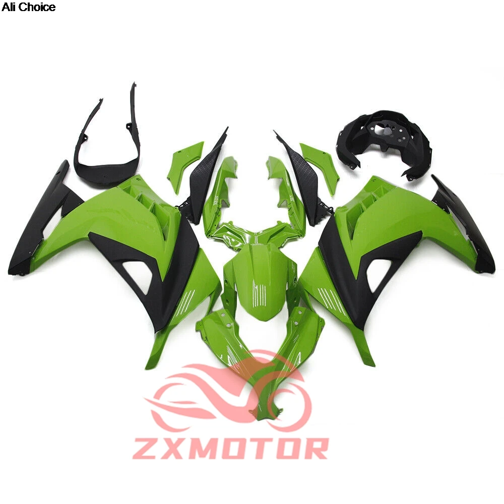 

Complete Plastic Fairings 13 14 15 16 17 Aftermarket Motorcycle Fairing Kit for Kawasaki Ninja 300 2013 2014 2015 2016 2017