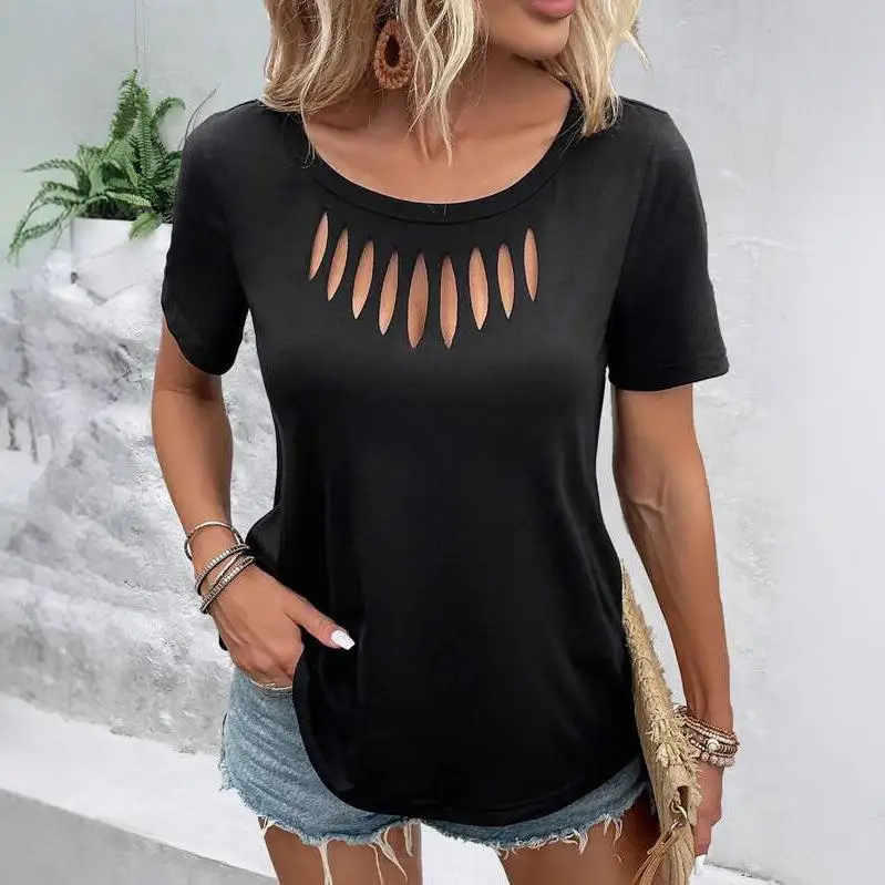 المرأة الجوف خارج ort irt سليم صالح تي شيرت كلية Sle لصق اللون بلو البلوز الأعلى السيدات Faion الشتاء جمع