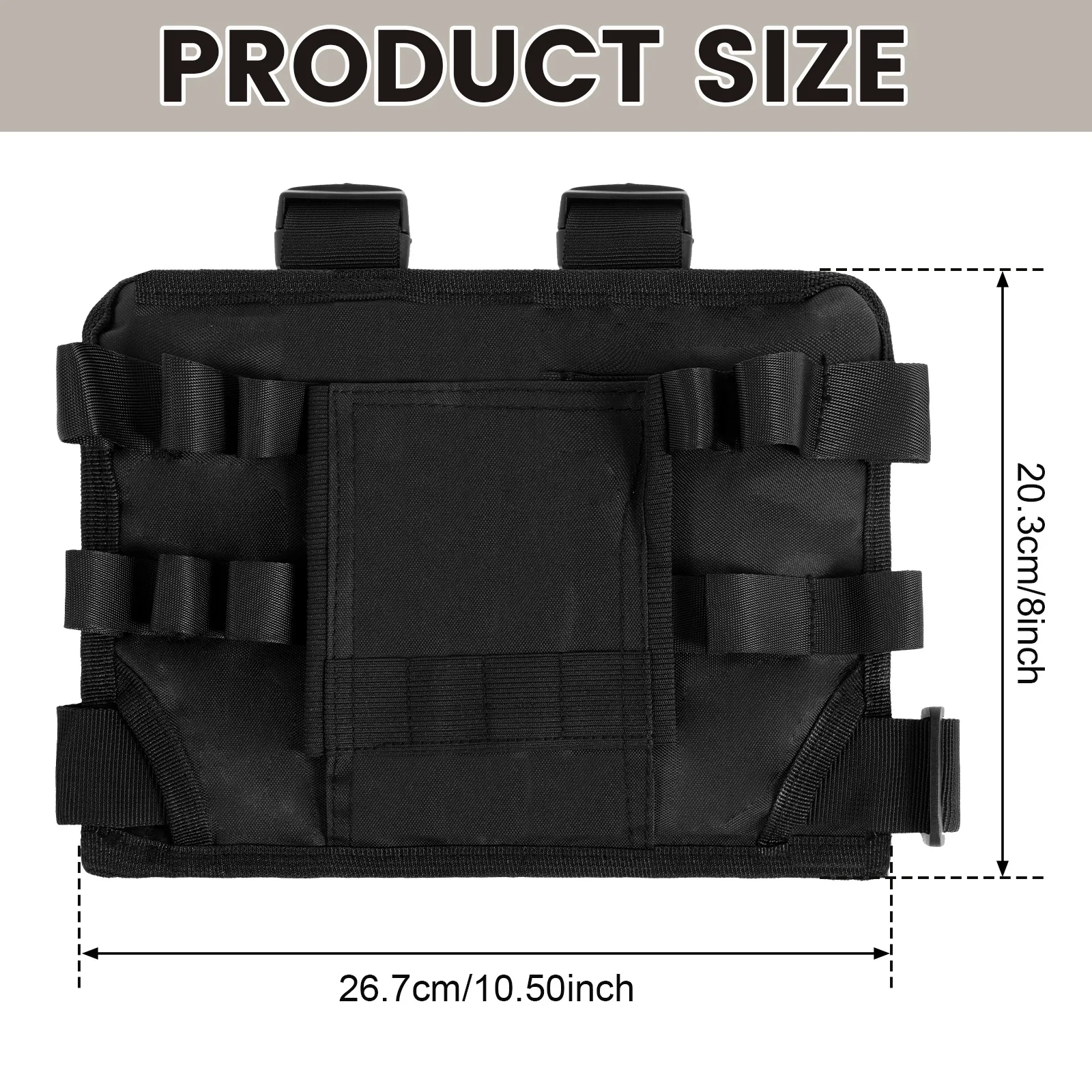 1/2PCS Lightweight Tool Pouch for Leg Portable Bag with Belt Clip Adjustable Storage Bag Multifunctional Tool Holder with Pocket