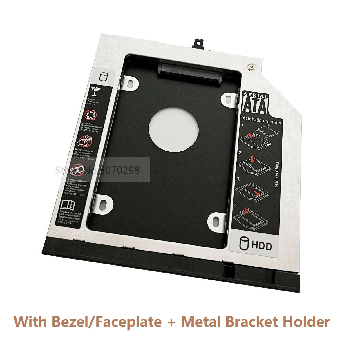 with Bezel Front Cover Faceplate + Bracket 2nd 3.0 2.5