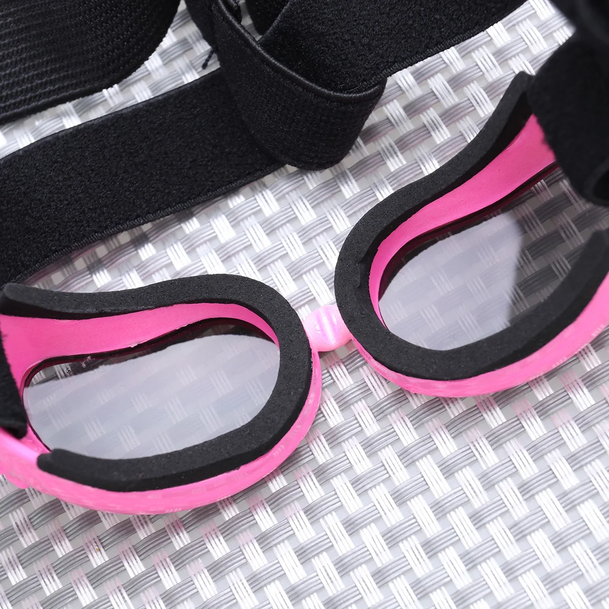 

Dog Sunglasses Foldable Uv Protection Pet Eyewear Adjustable Strap Black Size S Eye Protection Goggles for Dogs