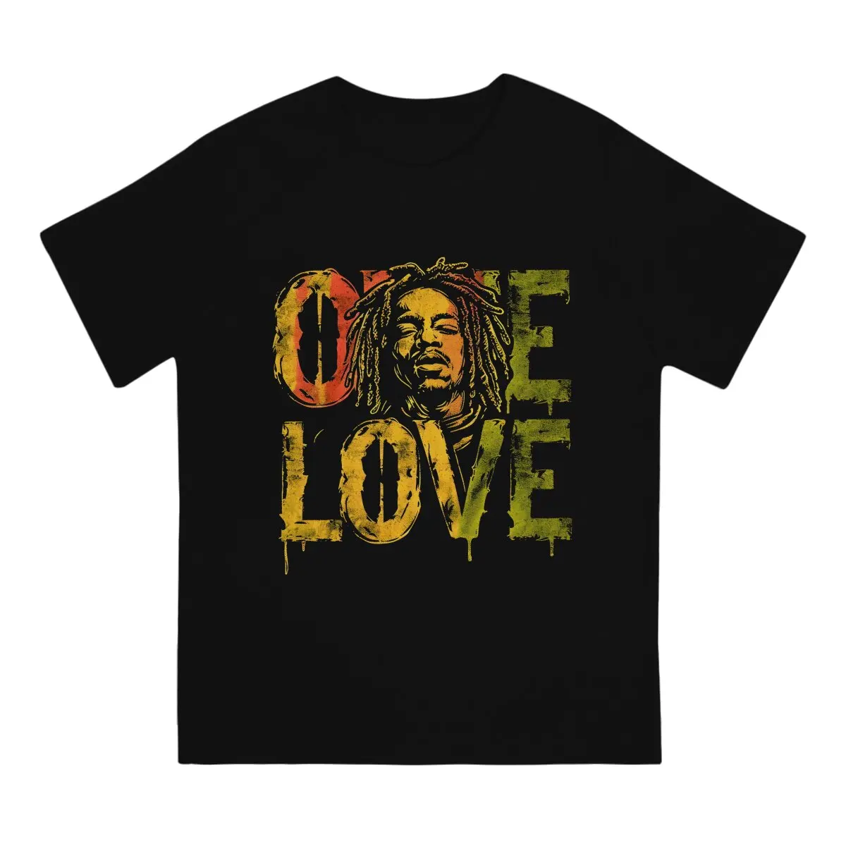 Rasta Lion Reggae Rasta One Love Tshirt Graphic Men Tops Vintage Alternative Summer Polyester Clothes Harajuku T Shirt