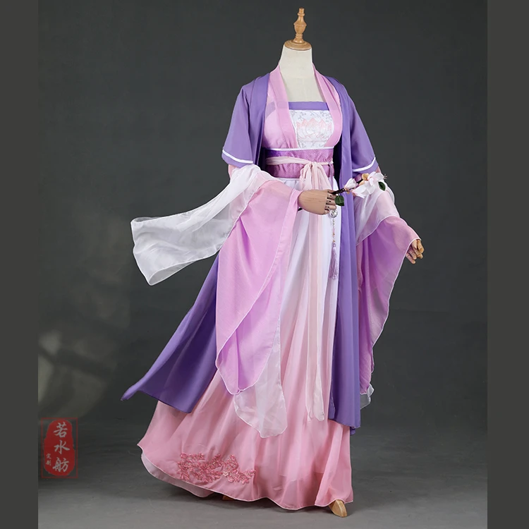 Mo Dao Zu Shi Jiang YanLi Cosplay Anime Cosplay Costume Traditioanl Chinese Hanfu Dress Women Tang Suit Halloween