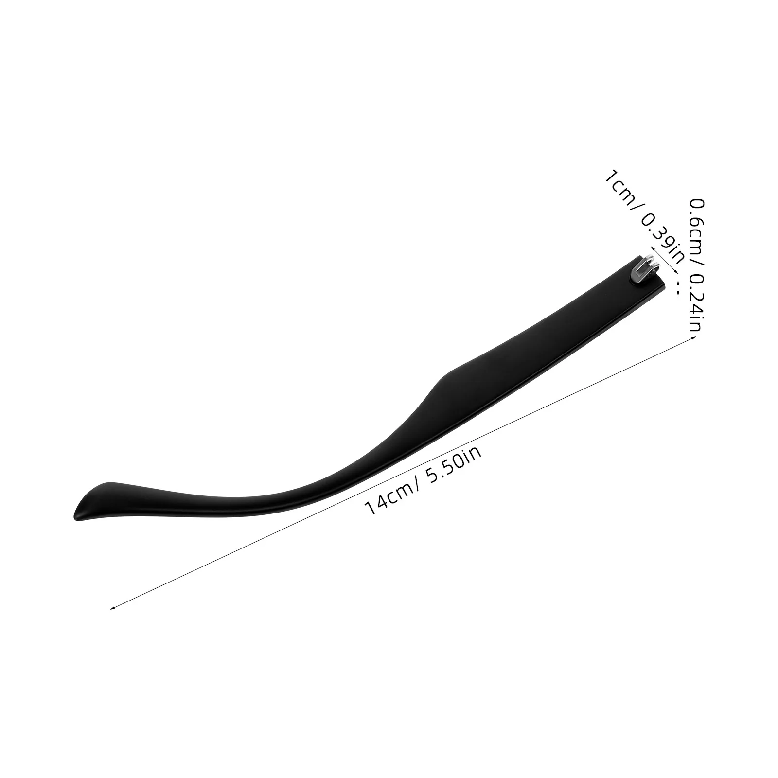 

Glasses Arm Replacement 95mm TR90 Lightweight Universal Eyeglasses Temple Parts Broken Leg Fix Accessories Repair Kit Plastic