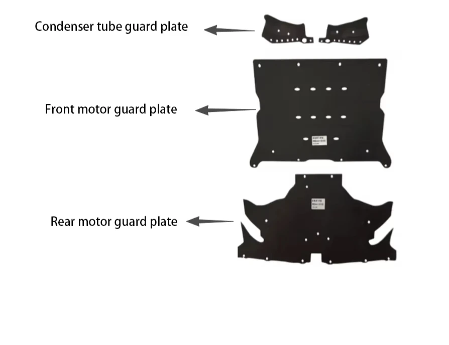 For Model 3/Y Chassis Guard Protection Plate Aluminum Alloy for 2021-2023
