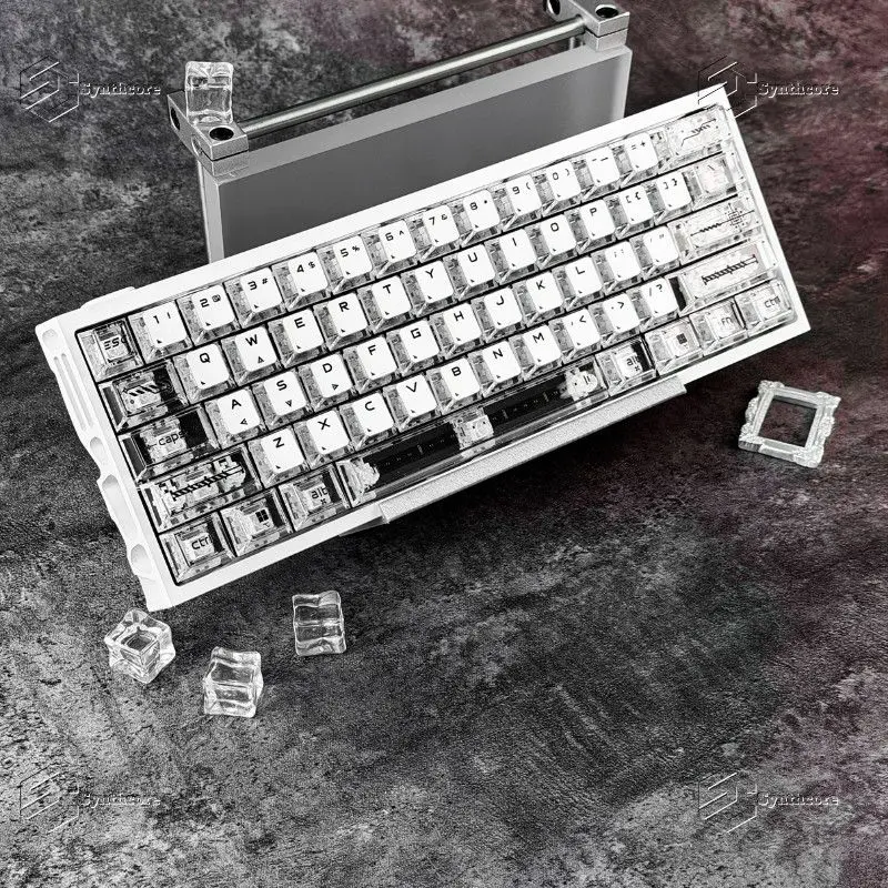 Transparent Keycaps ROG EplicaTheme 130 Keys Full Set Cherry Profile Clear PC for 98HE Ace 75% Mechanical Keyboard MX Switch