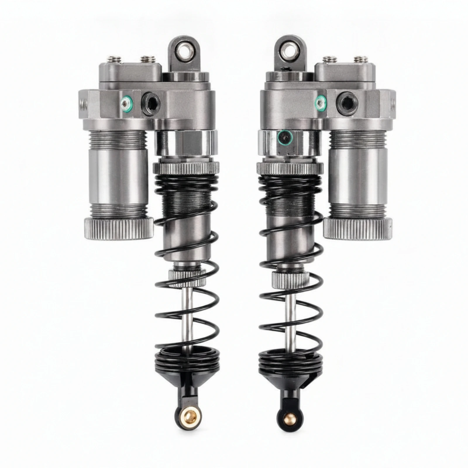 Dampening System Shock Absorber with Coil Spring Adjustable Shock Absorber with Coil Spring High-Quality Hardened for Hobbyists