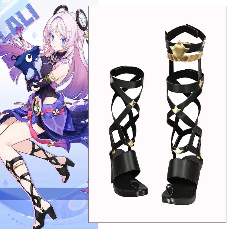 

Citlali Cosplay Costume Game Genshin Impact Shoes Boots Comic Con Halloween Carnival Party Role Play Props for Adult Women Anime