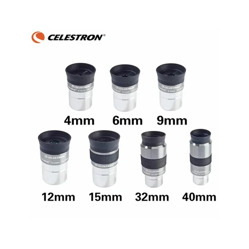 Celestron Omni 4mm 6mm 9mm 12mm 15mm 32mm 40mm y 2x ocular y lente Barlow telescopio astronómico de Metal totalmente multicapa