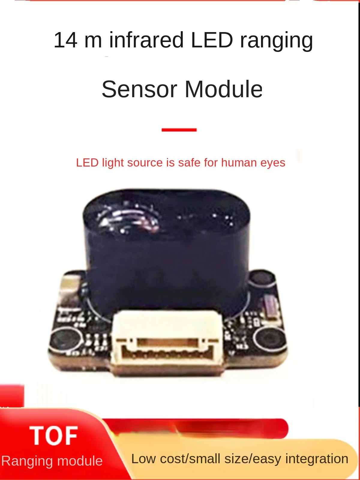 14 M Ranging Module High Precision TOF Flight Time Indoor Laser Radar Infrared Sensor Module Engineering