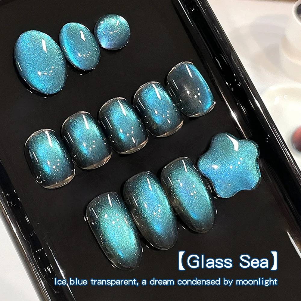 Kania 5 مللي 2025 موضة جديدة القط العين هلام طلاء الأظافر البرتقال الزجاج لون البحر المغناطيسي التدرج الخريف والشتاء مسمار الفن لوازم