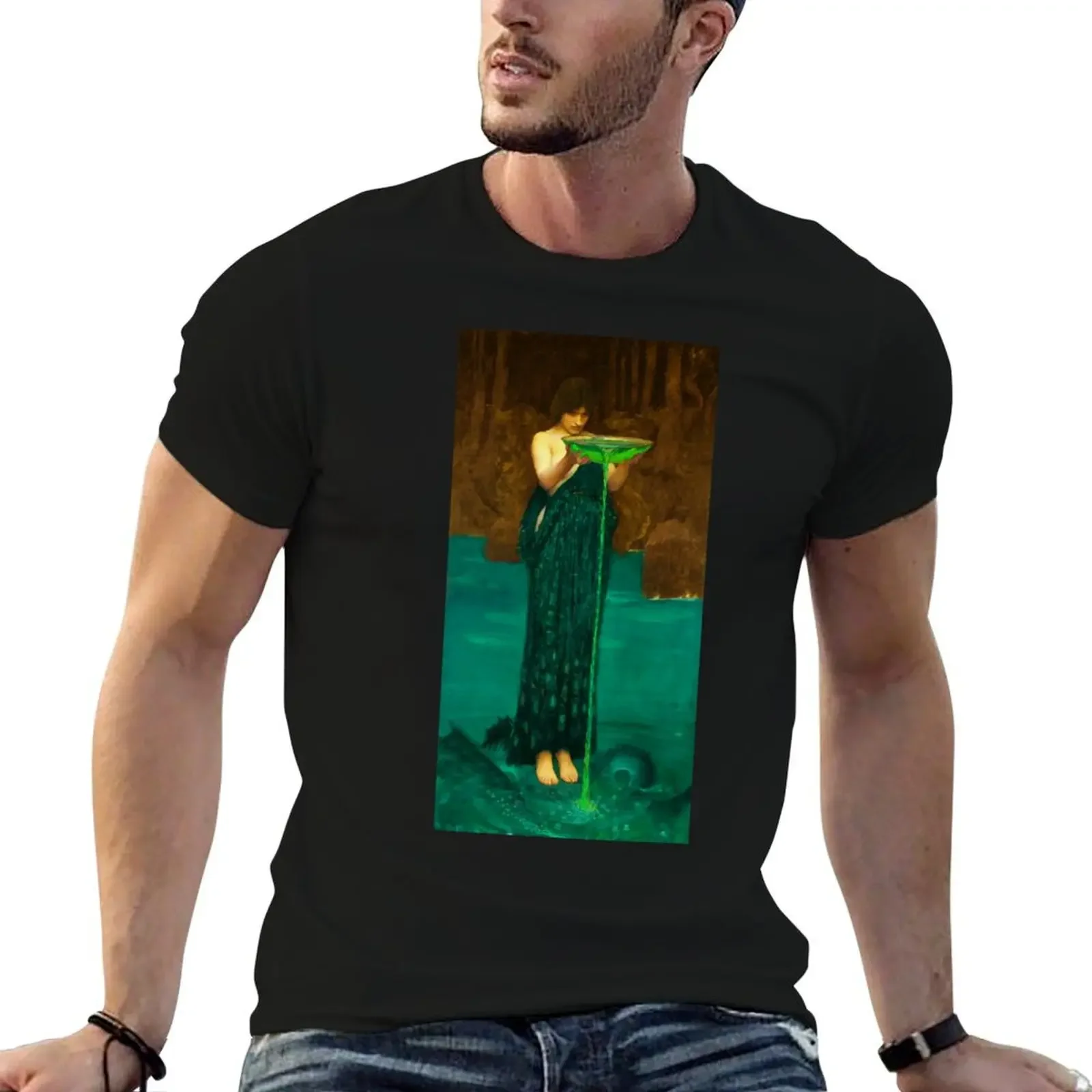 John William Waterhouse Circe Invidiosa T-Shirt baggy shirts anime t shirts graphics korean fashion funny t shirts for men