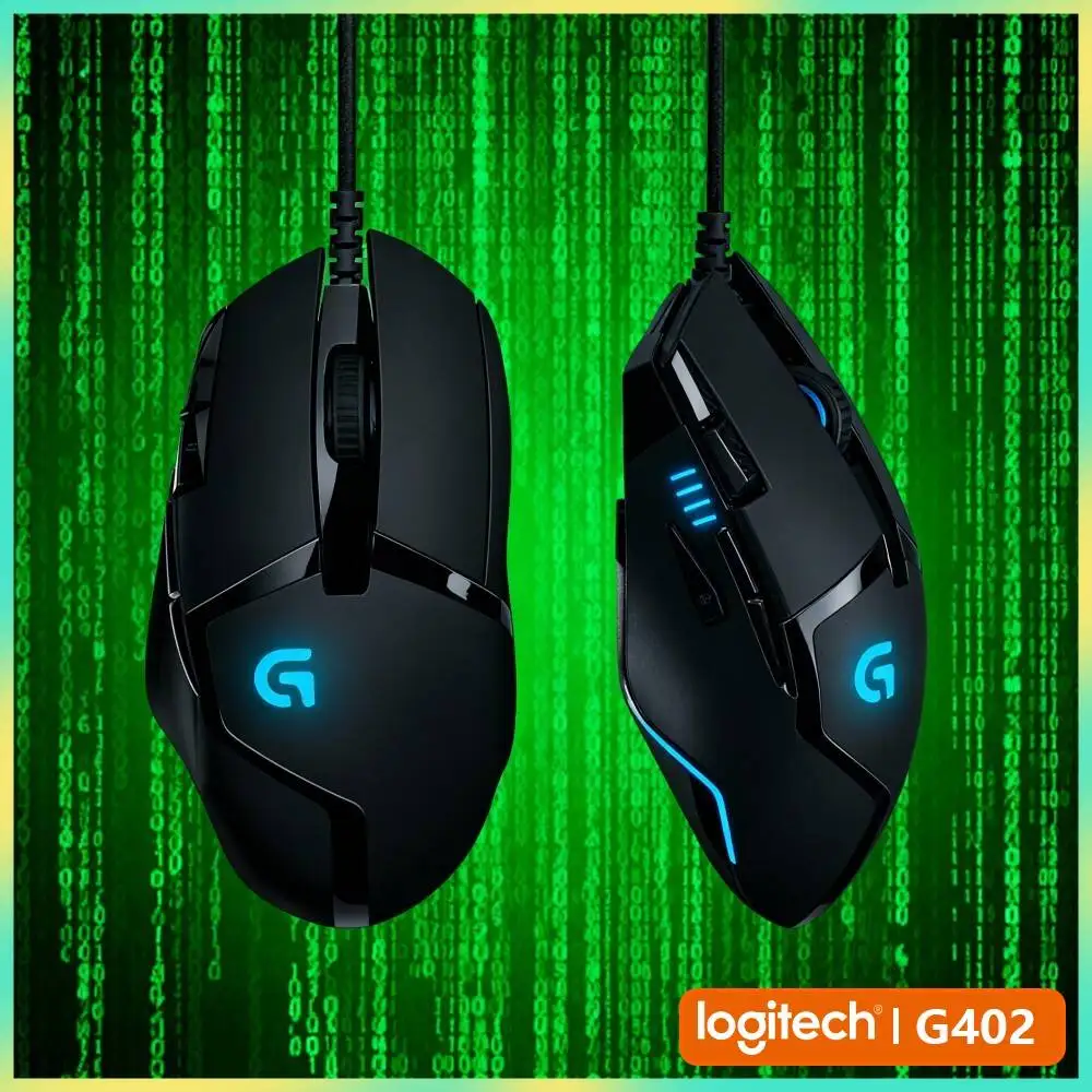 Logitech G402 Gaming Mouse 4 DPI Settings 32-Bit Processor Anti-Slip Design for Serious Gaming Enthusiasts