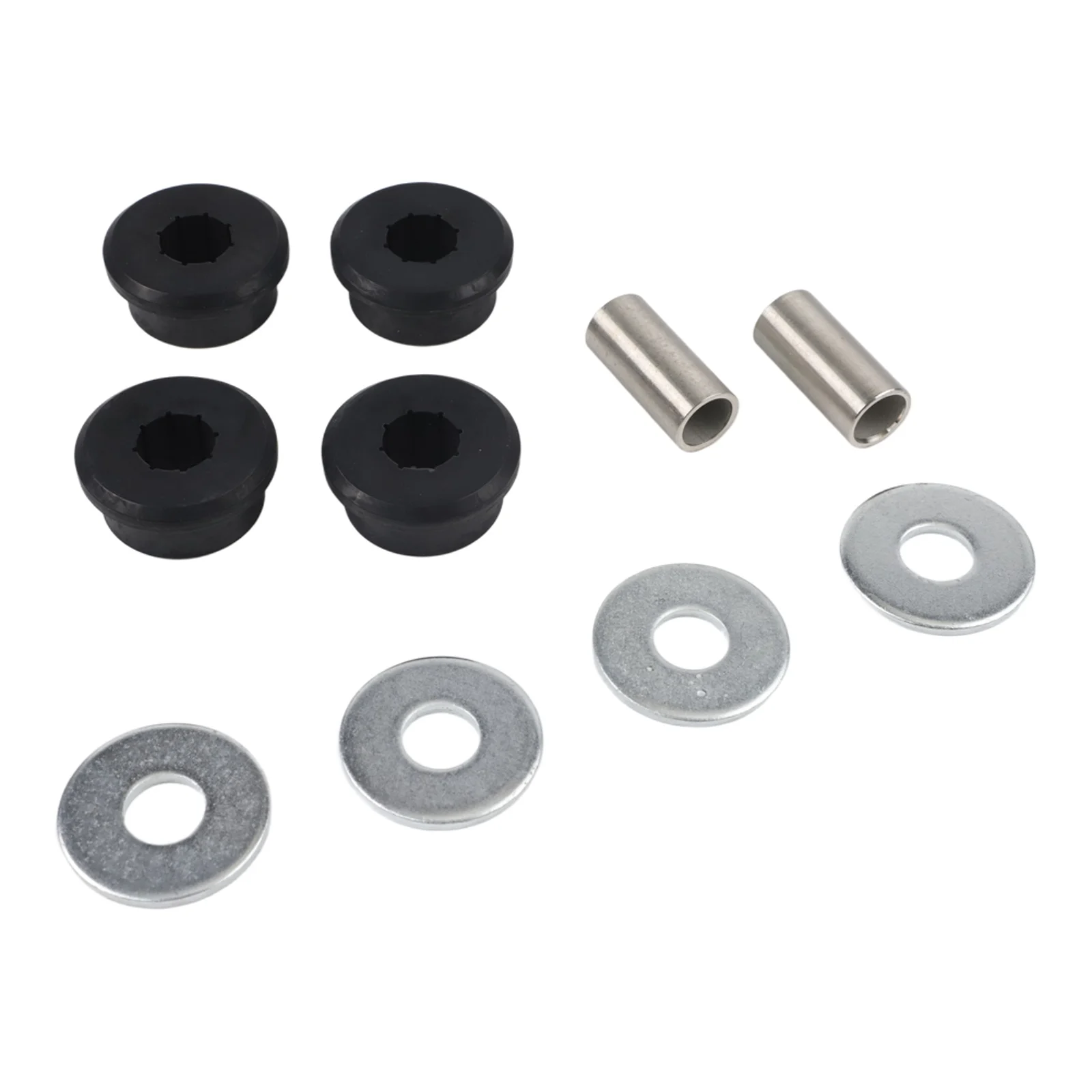 Polyurethane Mounting Kit Front Differential Bushings Long Lasting Noise Minimization Vibration Reduction Black