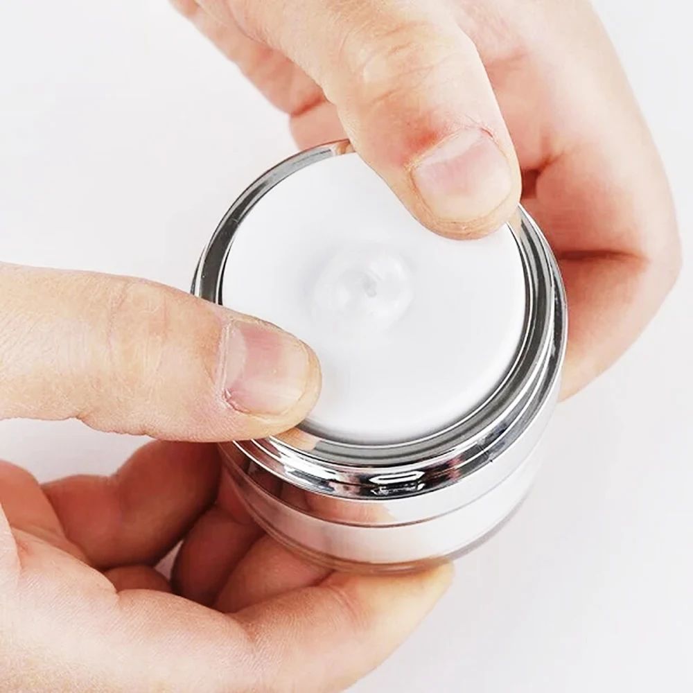 15ml/30ml/50ml/100ml Acrylic Vacuum Cream Bottle Cosmetic Packaging Bottles Press The Lotion Bottle