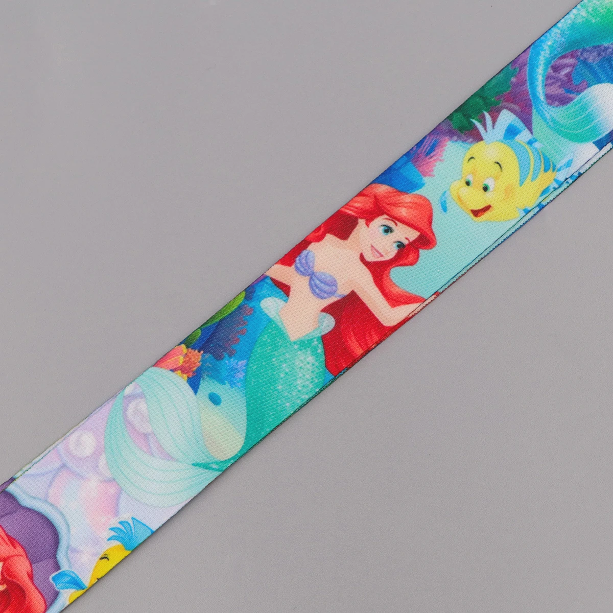 Pretty Princess Cartoon Lanyard Keychain Credit Card Holders Keycord Key Holder DIY Hanging Rope Phone Accessories