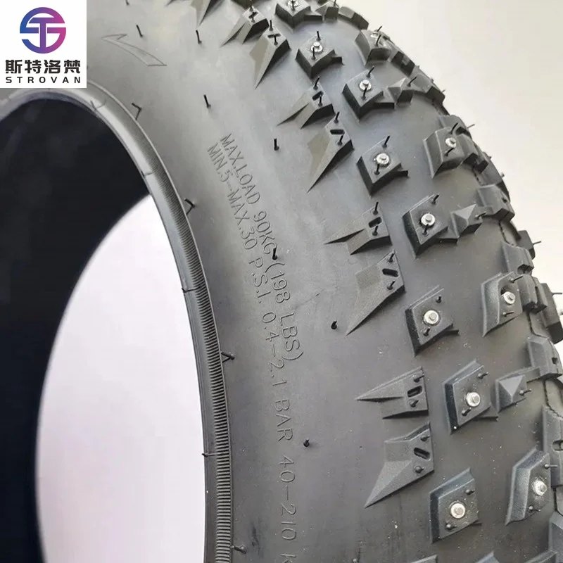 

STLF 27.5X2.10 Snow Bike Fat Tire Ice Studded Bicycle Tire High Quality Durable