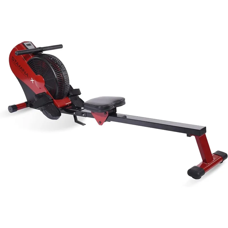 Stamina ATS Air Rower Gerät mit Smart-Workout-App - Faltbares Rudergerät mit dynamischem Luftwiderstand für Heimfitness