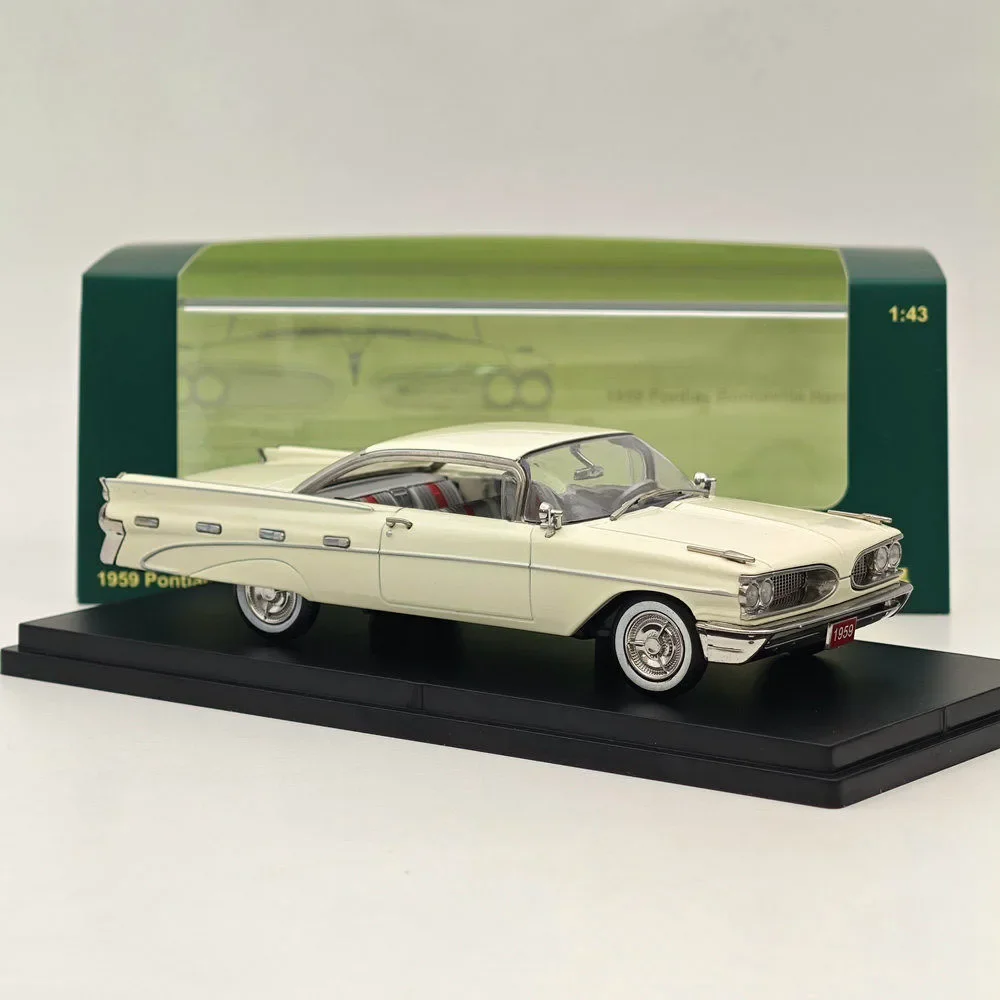 GFCC Diecast Alloy 1:43 Scale Pontiac Bonneville 1959 Supercar Cars Model Adult Toys Nostalgia Classics Souvenir Gifts Display